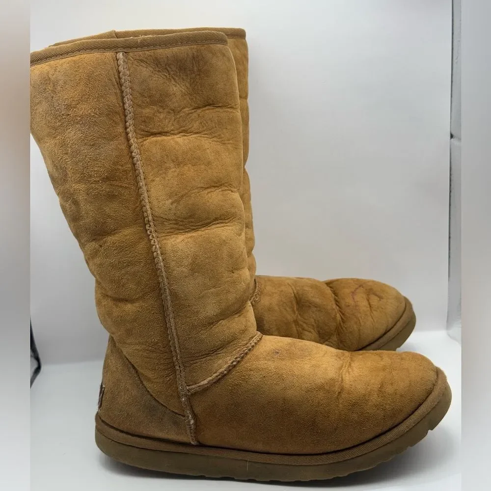 Used‎ size 6 Chestnut Tall Uggs